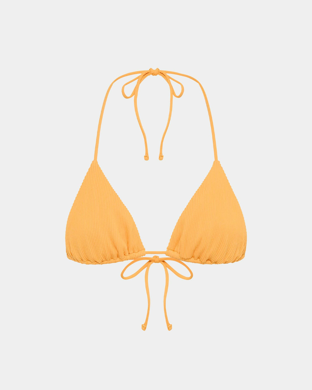 Rib Halter Triangle Bikini Top MANGO
