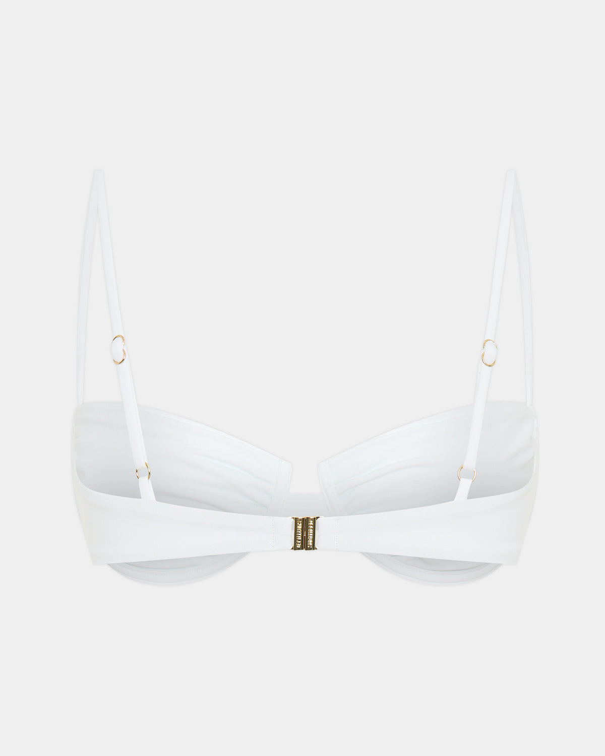 Skinny Strap Underwire Bikini Top Bikini Top WHITE