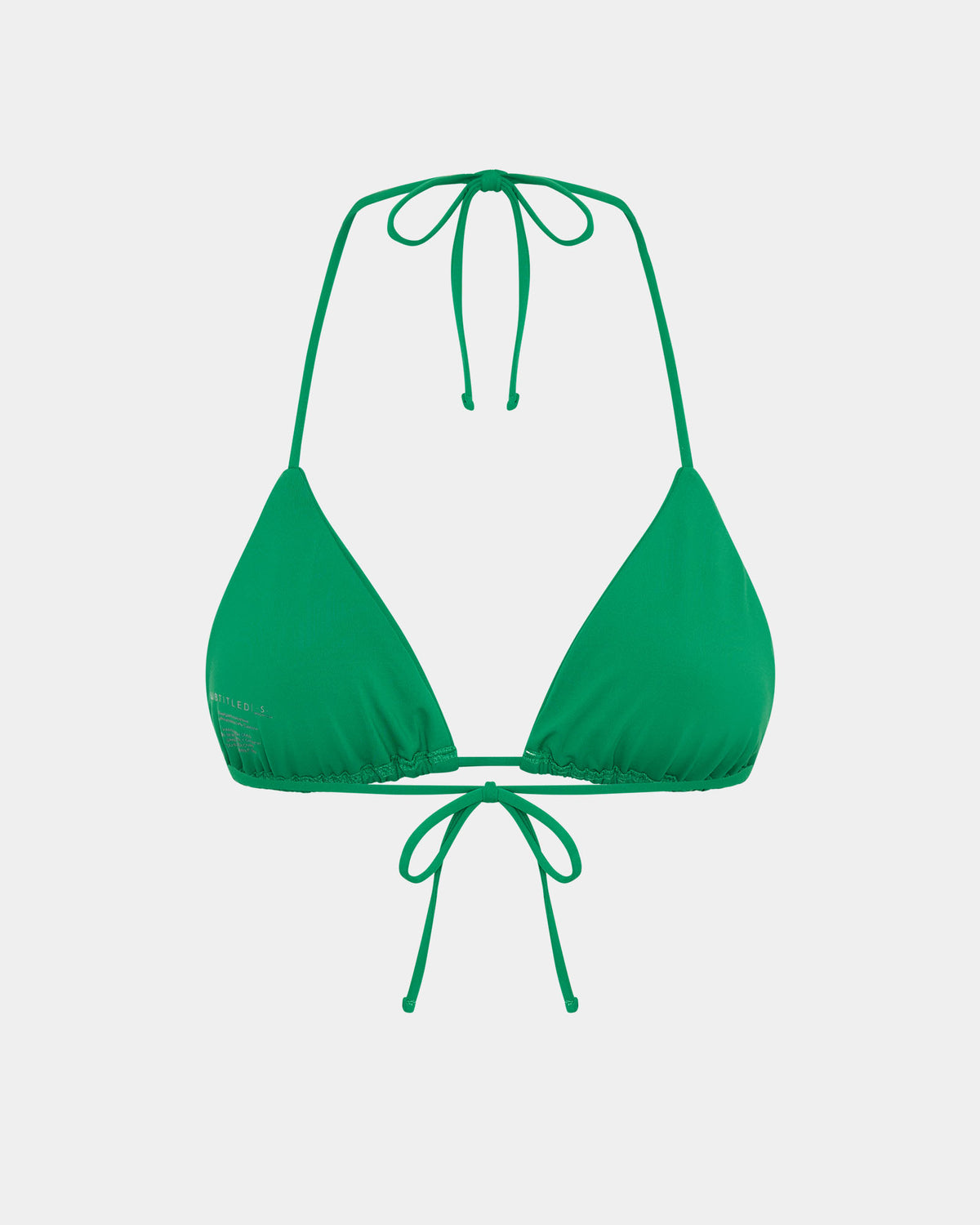 Halter Bikini Top GREEN