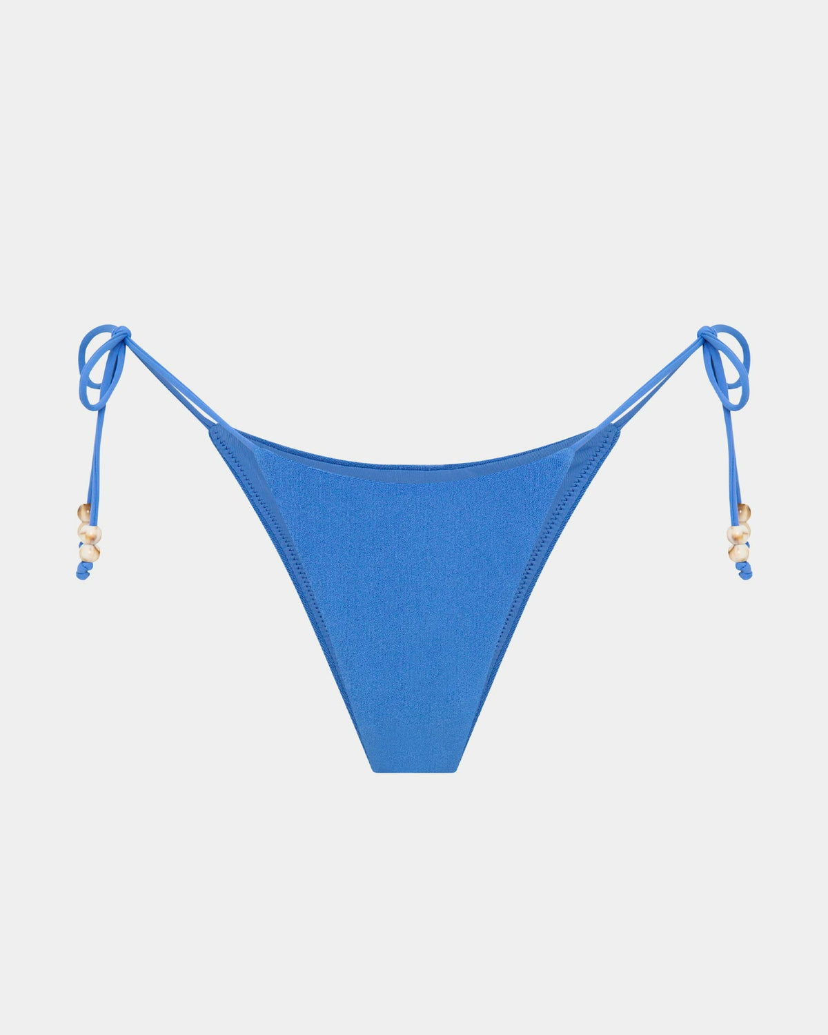 Amara Beaded Towelling Bikini Set COOL BLUE