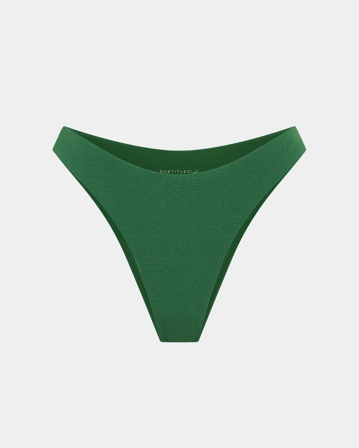 Milos Textured Bandeau Bikini Bikini  Set GREEN