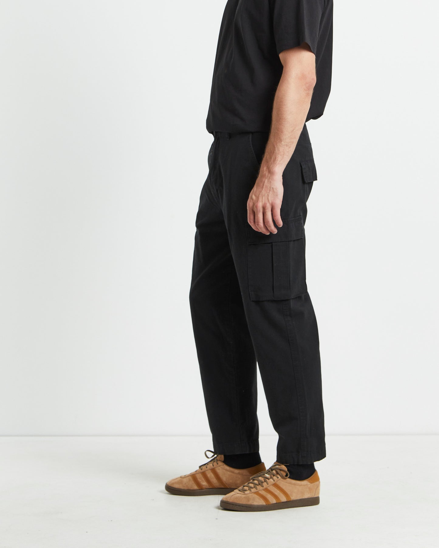 Ripstop Cargo Pants Black
