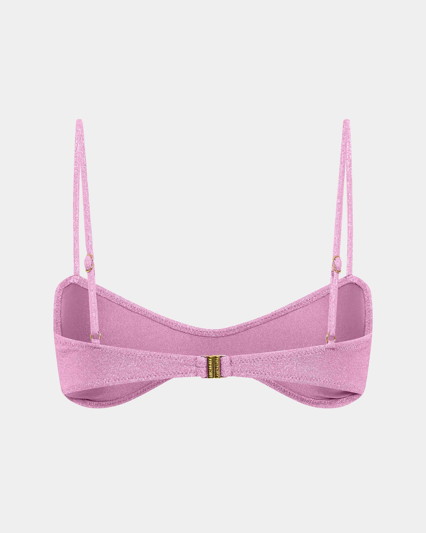 Lurex Curve Crop Bikini Top