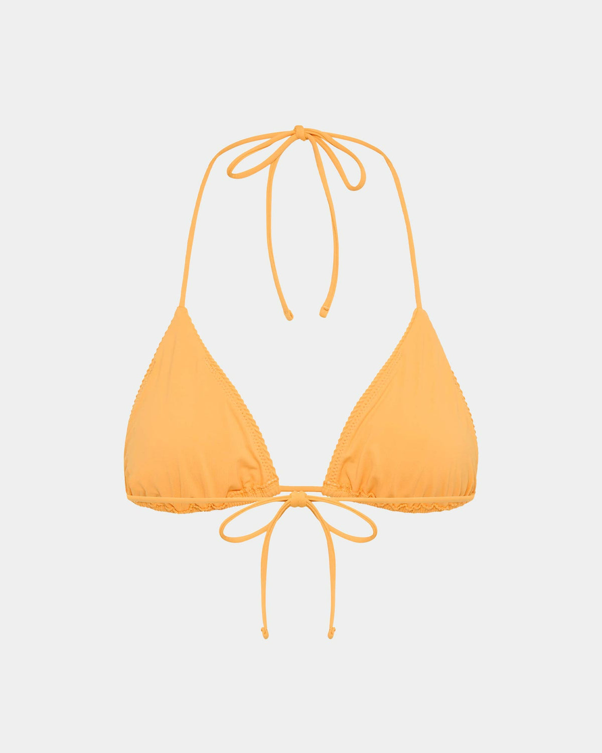 Rib Halter Triangle Bikini Top MANGO