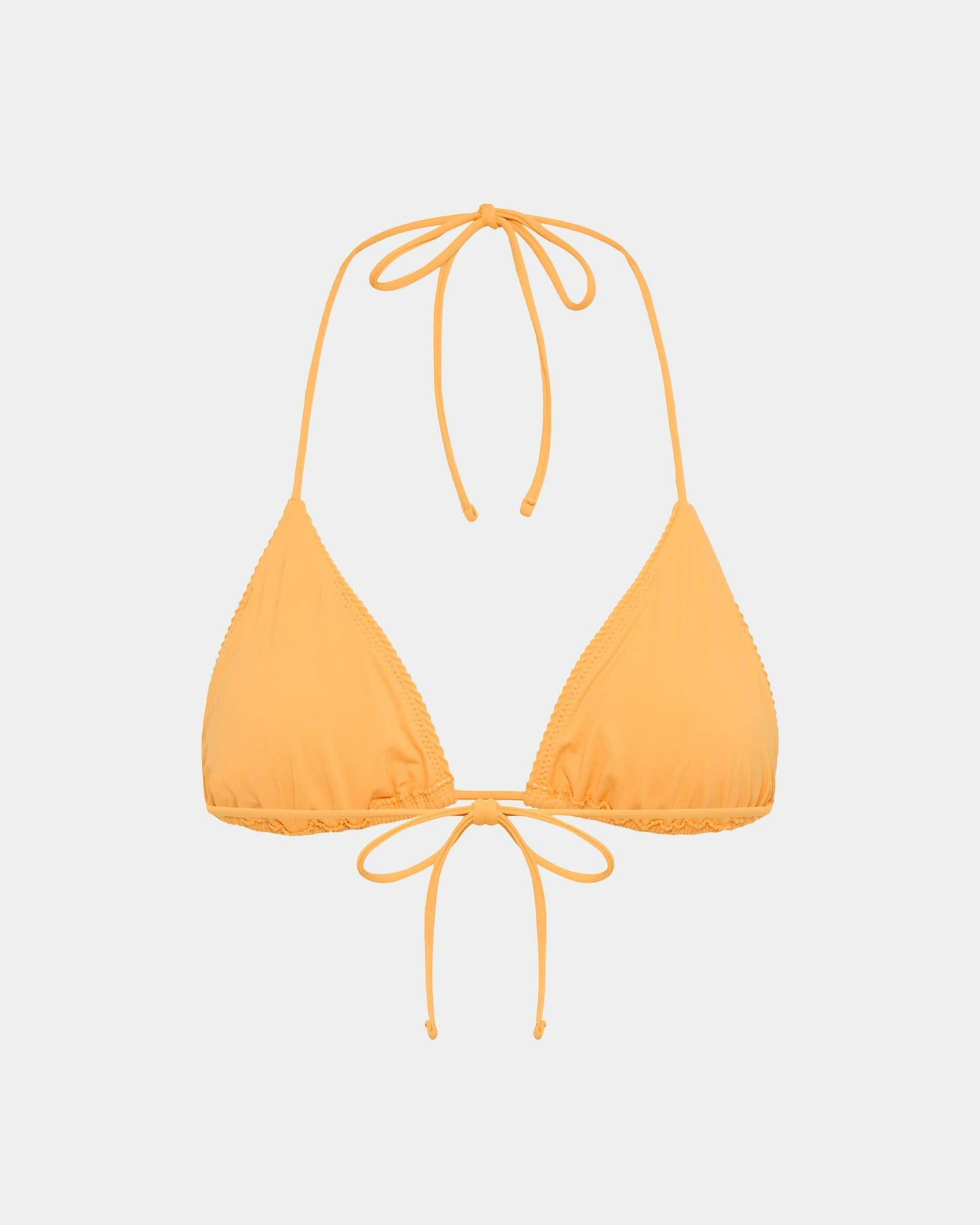 Rib Halter Triangle Bikini Top